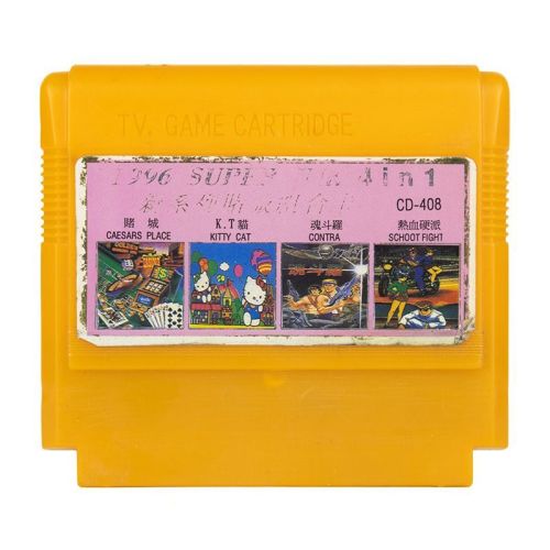 Картридж 4 в 1: [CD-408] Hello Kitty World, Caesars Palace, Contra ...